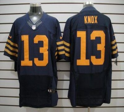 Jerseys Factory Cheap Nike Bears #13 Johnny Knox Navy Blue 1940s