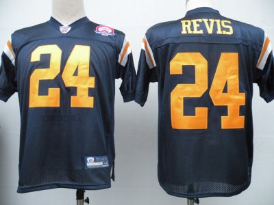Jerseys Factory Cheap Jets #24 Darrelle Revis Dark Blue With AFL