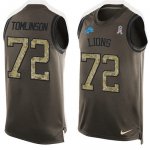 Jerseys Factory Cheap Nike Lions #72 Laken Tomlinson Green Men's