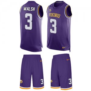Jerseys Factory Cheap Nike Vikings #3 Blair Walsh Purple Team Co