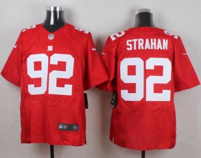 Jerseys Factory Cheap Nike Giants #92 Michael Strahan Red Altern