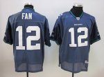 Jerseys Factory Cheap Seahawks #12 Fan Blue The 12th MAN Stitche
