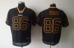 Jerseys Factory Cheap Steelers #86 Hines Ward Lights Out Black S