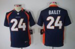 Jerseys Factory Cheap Nike Broncos #24 Champ Bailey Blue Alterna