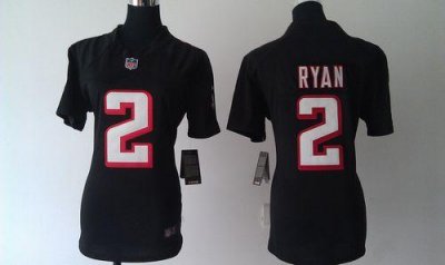 Jerseys Factory Cheap Nike Falcons #2 Matt Ryan Black Alternate
