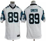 Jerseys Factory Cheap Nike Panthers #89 Steve Smith White Men's