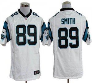Jerseys Factory Cheap Nike Panthers #89 Steve Smith White Men's