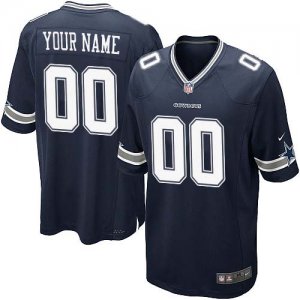 Jerseys Factory Cheap Nike Dallas Cowboys Customized Navy Blue E