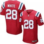 Jerseys Factory Cheap Nike Patriots #28 James White Red Alternat