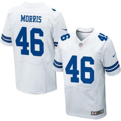 Jerseys Factory Cheap Nike Cowboys #46 Alfred Morris White Men's