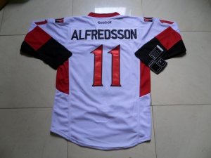 Jerseys Factory Cheap Senators #11 Daniel Alfredsson White Embro