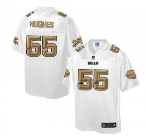 Jerseys Factory Cheap Nike Bills #55 Jerry Hughes White Men's NF