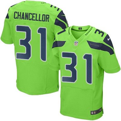 Jerseys Factory Cheap Nike Seahawks #31 Kam Chancellor Green Men