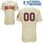 Jerseys Factory Cheap Indians Personalized Authentic Cream Baseb