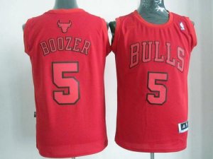 Jerseys Factory Cheap Bulls #5 Carlos Boozer Red Big Color Fashi