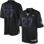 Jerseys Factory Cheap Nike Ravens #27 Ray Rice Black With Art Pa
