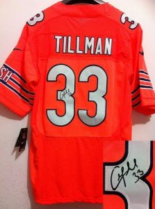 Jerseys Factory Cheap Nike Bears #33 Charles Tillman Orange Alte