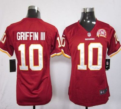 Jerseys Factory Cheap Nike Redskins #10 Robert Griffin III Burgu