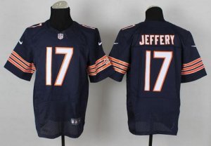 Jerseys Factory Cheap Nike Bears #17 Alshon Jeffery Navy Blue Te