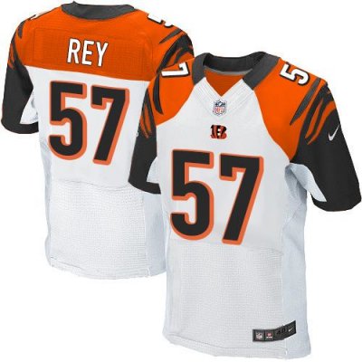 Jerseys Factory Cheap Nike Bengals #57 Vincent Rey White Men's S