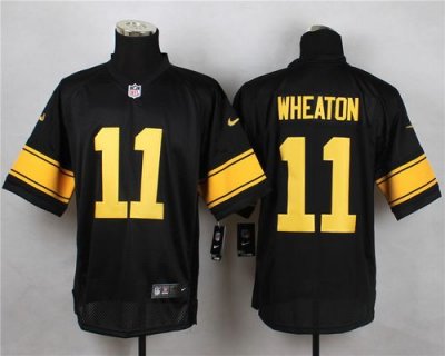 Jerseys Factory Cheap Nike Steelers #11 Markus Wheaton Black(Gol