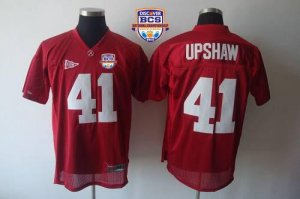 Jerseys Factory Cheap Crimson Tide #41 Courtney Upshaw Red 2013