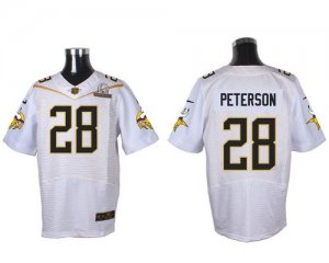 Jerseys Factory Cheap Nike Vikings #28 Adrian Peterson White 201