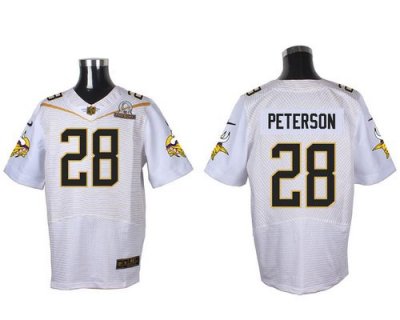 Jerseys Factory Cheap Nike Vikings #28 Adrian Peterson White 201