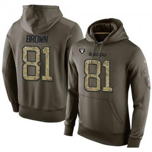 Jerseys Factory Cheap NFL Men's Nike Oakland Raiders #81 Tim Bro