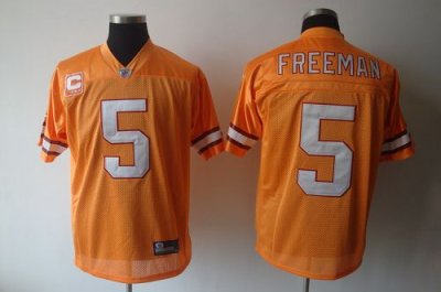 Jerseys Factory Cheap Buccaneers #5 Josh Freeman Yellow With C P