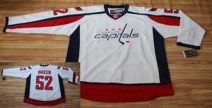 Jerseys Factory Cheap Capitals #52 Mike Green Embroidered White