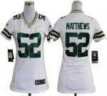 Jerseys Factory Cheap Nike Packers #52 Clay Matthews White Women