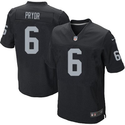 Jerseys Factory Cheap Nike Raiders #6 Terrelle Pryor Black Team