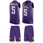 Jerseys Factory Cheap Nike Vikings #5 Teddy Bridgewater Purple T