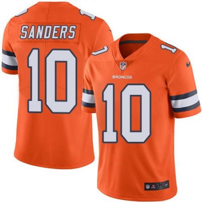 Jerseys Factory Cheap Nike Broncos #10 Emmanuel Sanders Orange M