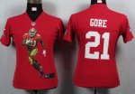 Jerseys Factory Cheap Nike 49ers #21 Frank Gore Red Team Color W