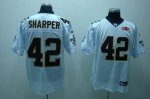 Jerseys Factory Cheap Saints #42 Darren Sharper White With Super