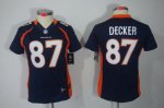 Jerseys Factory Cheap Nike Broncos #87 Eric Decker Blue Alternat