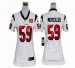 Jerseys Factory Cheap Nike Texans #59 Whitney Mercilus White Wit