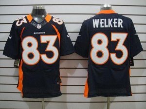 Jerseys Factory Cheap Nike Broncos #83 Wes Welker Navy Blue Alte