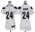 Jerseys Factory Cheap Nike Chargers #24 Ryan Mathews White Women