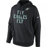 Jerseys Factory Cheap Men's Philadelphia Eagles Nike Black Fly E