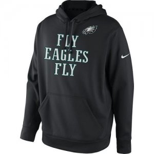 Jerseys Factory Cheap Men's Philadelphia Eagles Nike Black Fly E