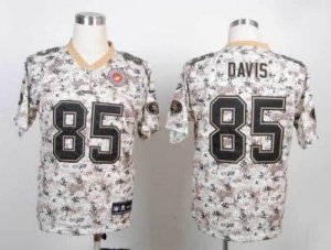 Jerseys Factory Cheap Nike 49ers #85 Vernon Davis Camo Men's Sti