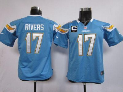 Jerseys Factory Cheap Nike Chargers #17 Philip Rivers Electric B