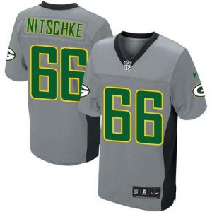 Jerseys Factory Cheap Nike Packers #66 Ray Nitschke Grey Shadow
