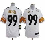 Jerseys Factory Cheap Nike Steelers #99 Brett Keisel White With