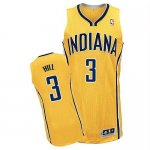 Jerseys Factory Cheap Revolution 30 Pacers #3 George Hill Yellow