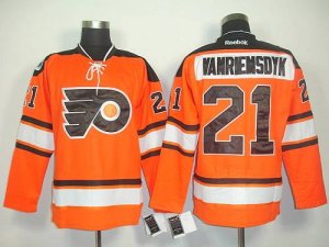 Jerseys Factory Cheap Flyers #21 Van Riemsdyk Orange Official 20