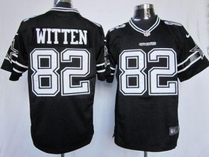 Jerseys Factory Cheap Nike Cowboys #82 Jason Witten Black Shadow